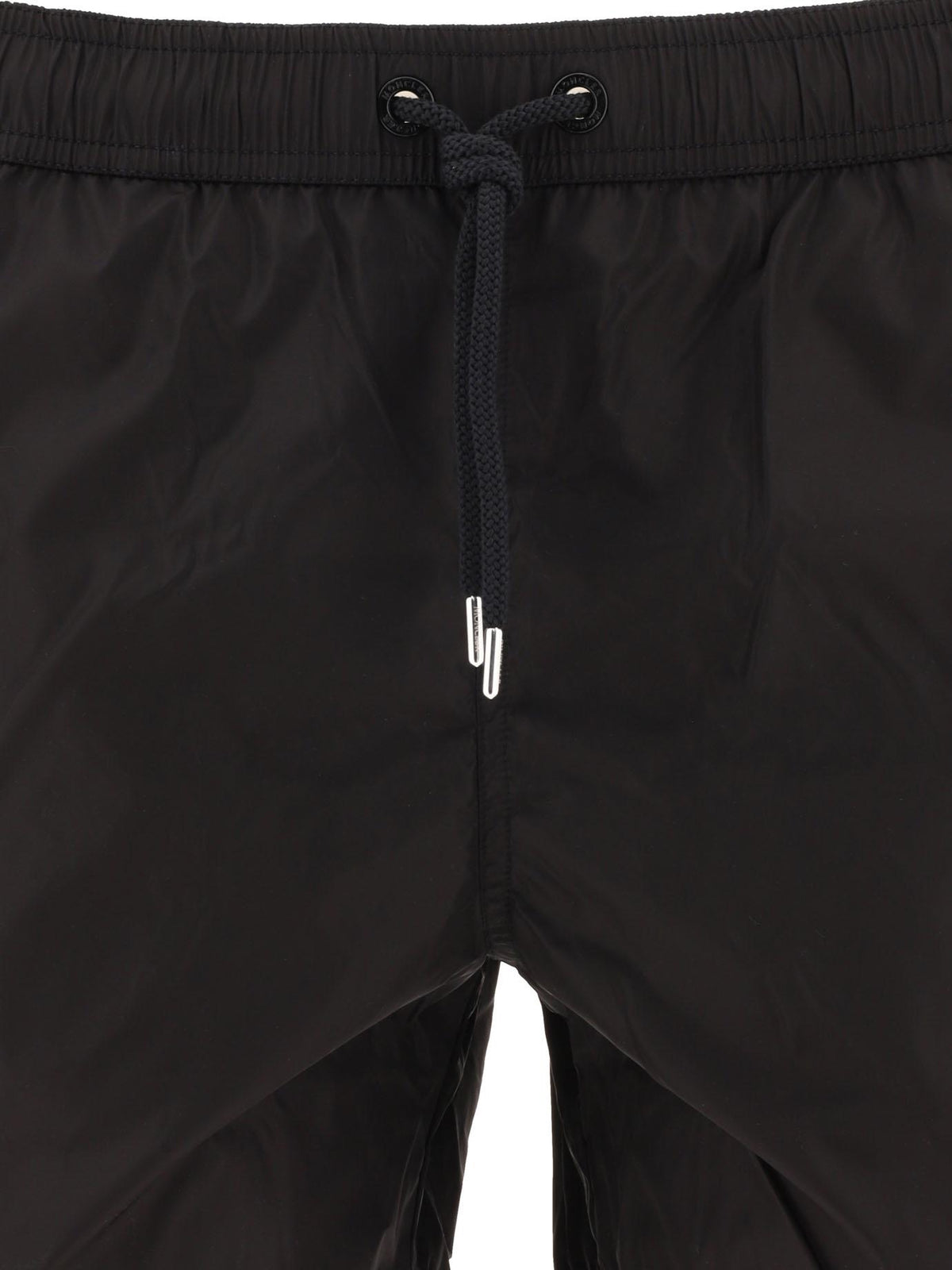 Moncler Black Nylon Swim Shorts Men