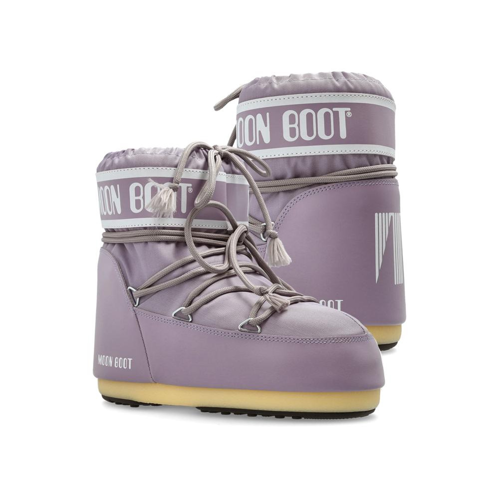 MOON BOOT Icon Low Nylon Ankle Boots Lilac Women’s 80D1409340 H032