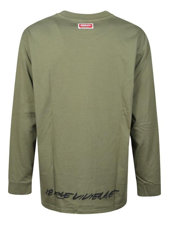 KENZO Long Sleeve Sweatshirt Navy Cotton Men’s Top FF65TL3514 SG50