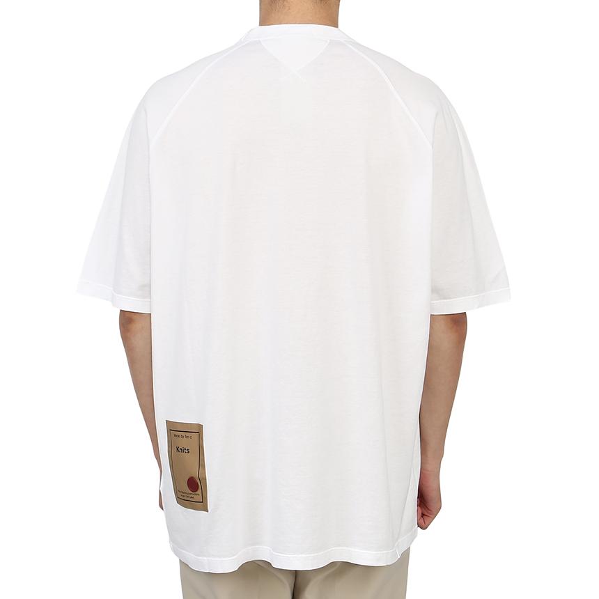 Ten C Men's Short-Sleeve T-Shirt 23CTCUH02089 A06021 100
