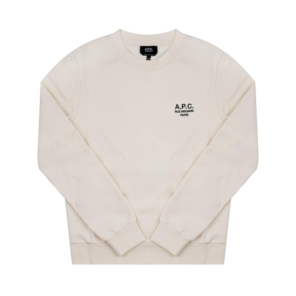 A.P.C. Ecru Khaki Unisex Sweatshirt M27913 ALJ ECRU KAKI