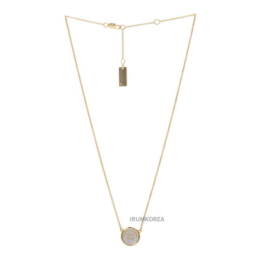 Marc Jacobs Women’s Button Pendant Necklace 2R4JNC001J38 109