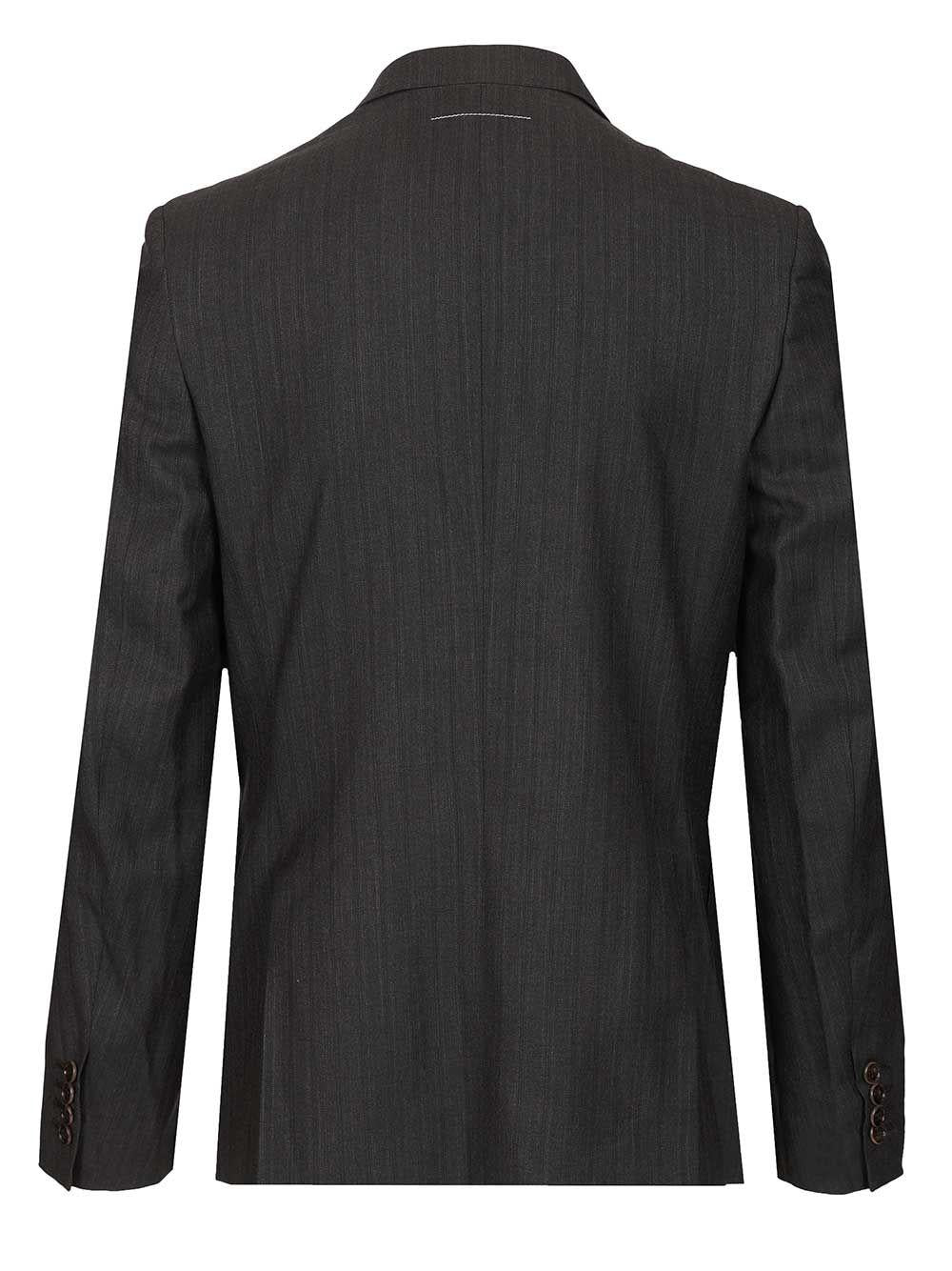 Maison Margiela Black Wool Suit Jacket