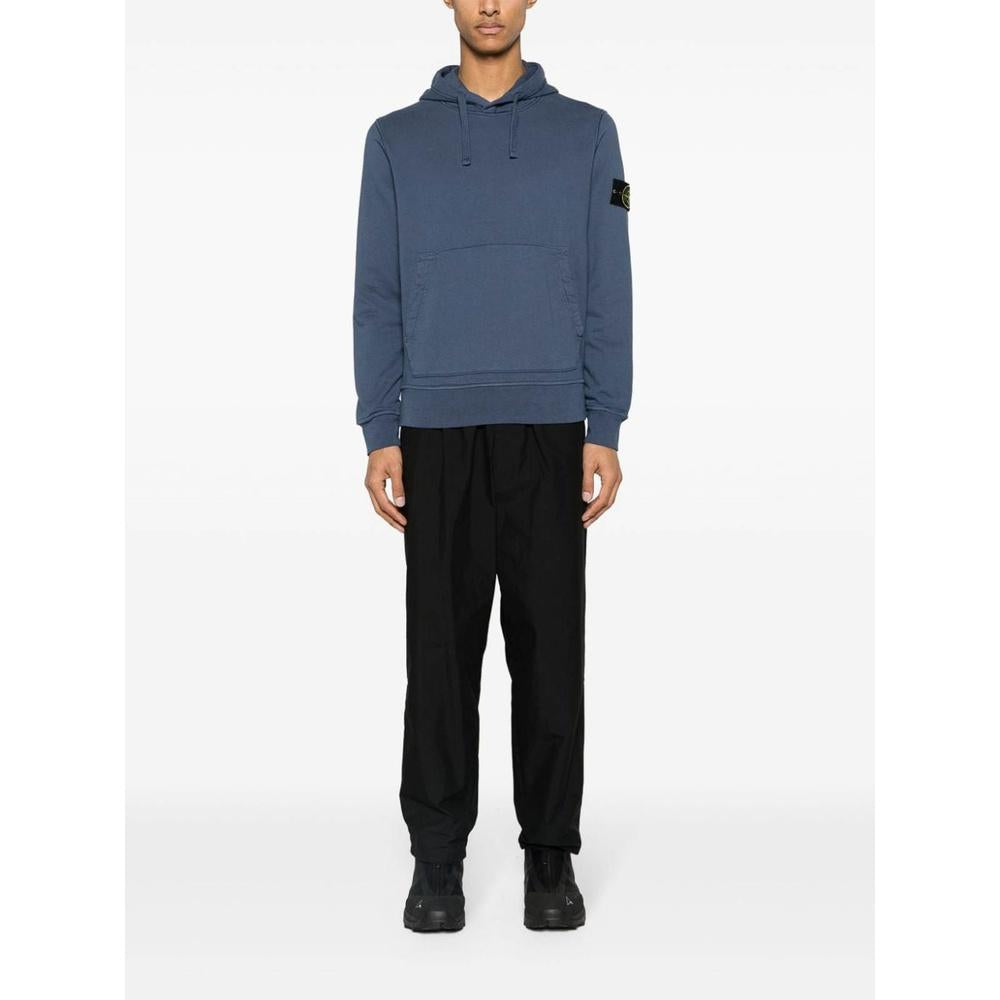 STONE ISLAND Cotton Fleece Men's Hooded Sweatshirt