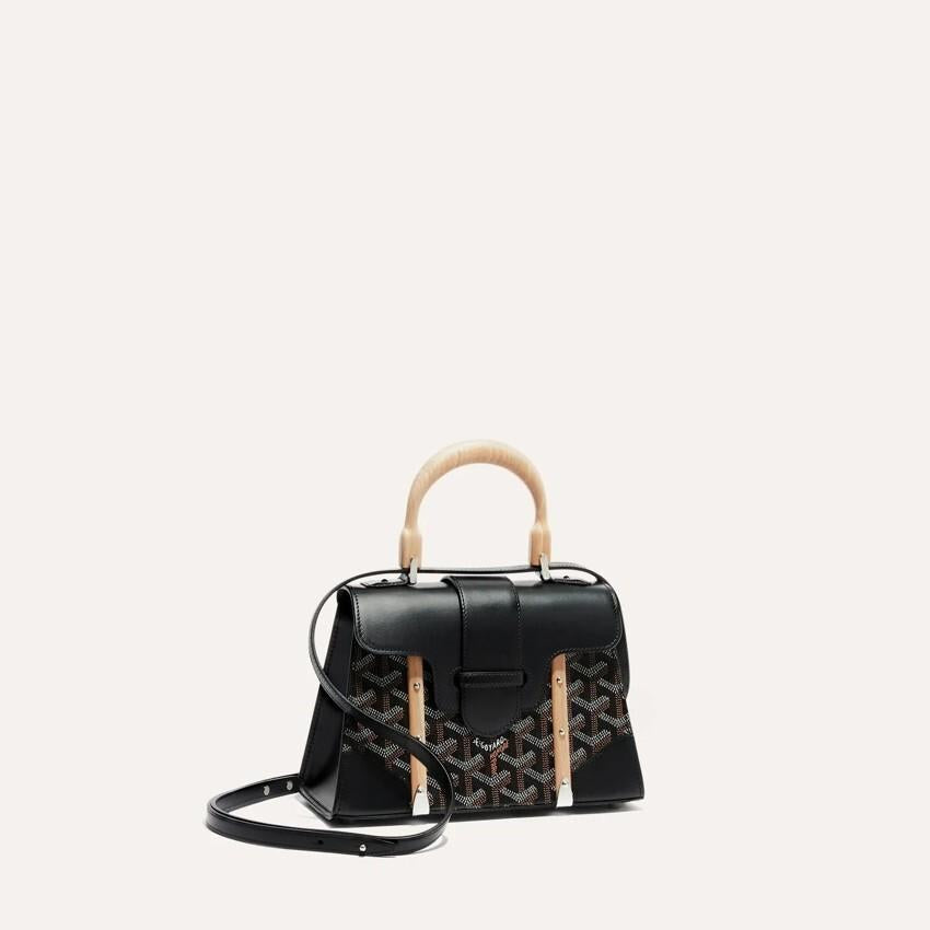 GOYARD Structured Saigon Mini Tote Bag Black Women’s SAIGR2 MINTY 01 CL01