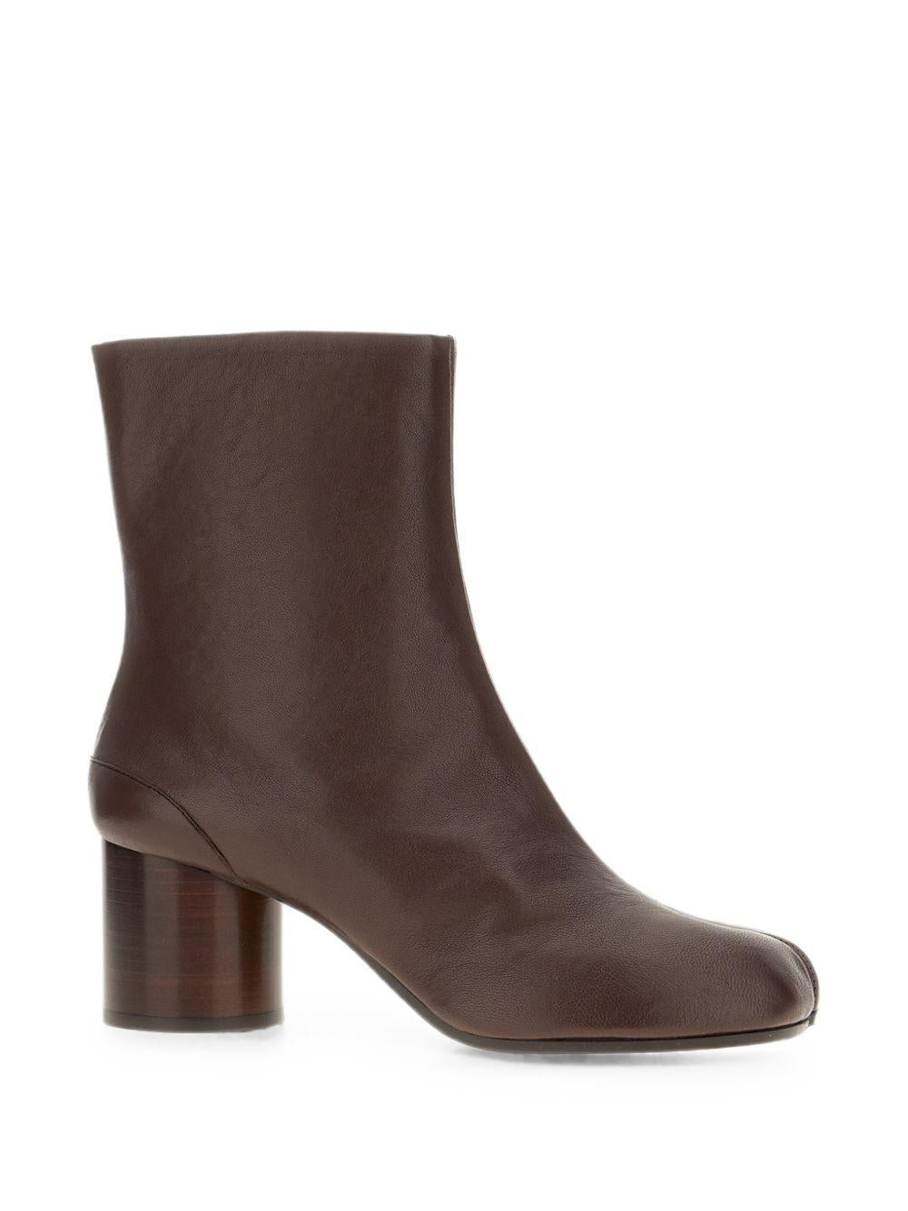 Maison Margiela Leather Ankle Boots Black Women’s Booties