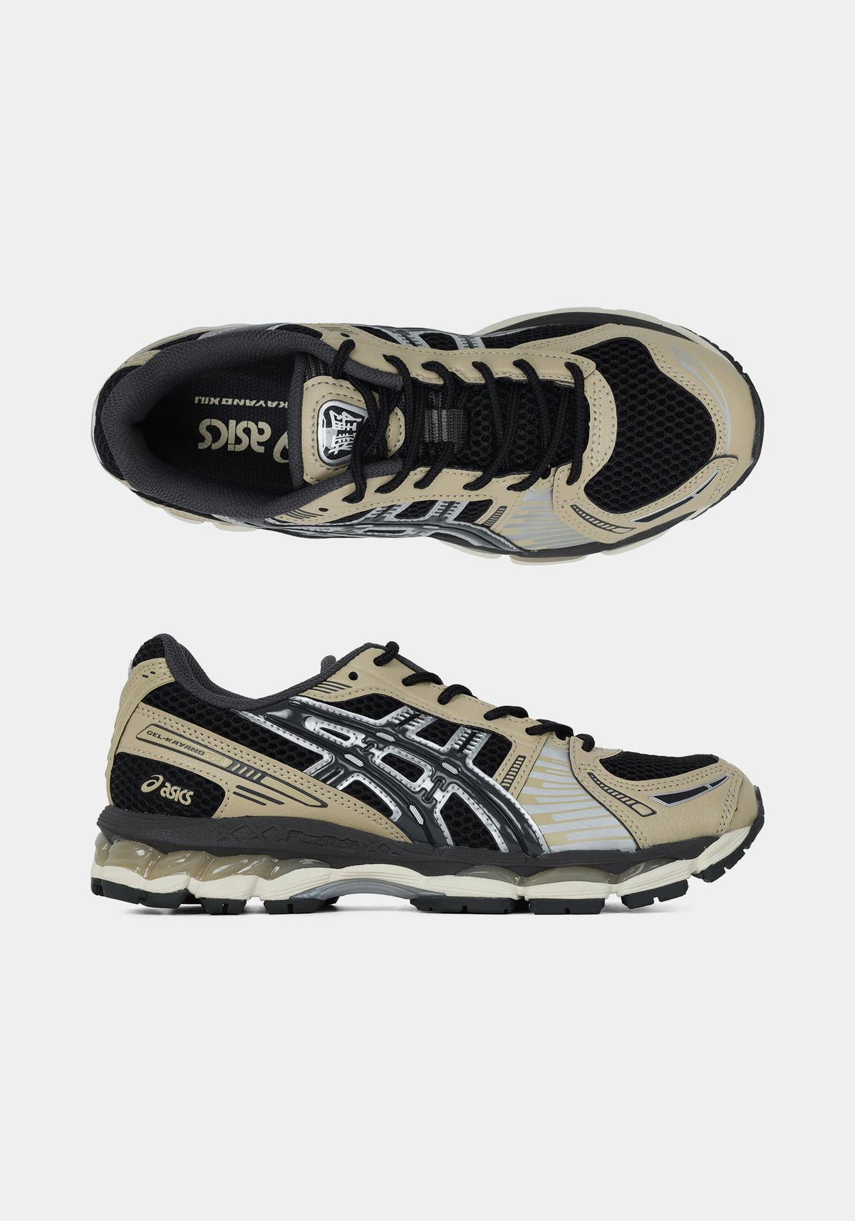 Asics Black Obsidian Gray Gel Kayano 121 Low-Top Sneakers 1203A759 002