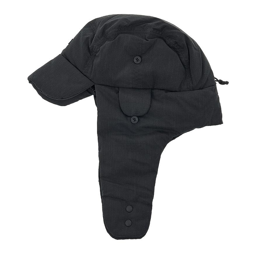 NANGA Unisex Hinok Ripstop Ear Flap Cap NA2441 3B101 BLK