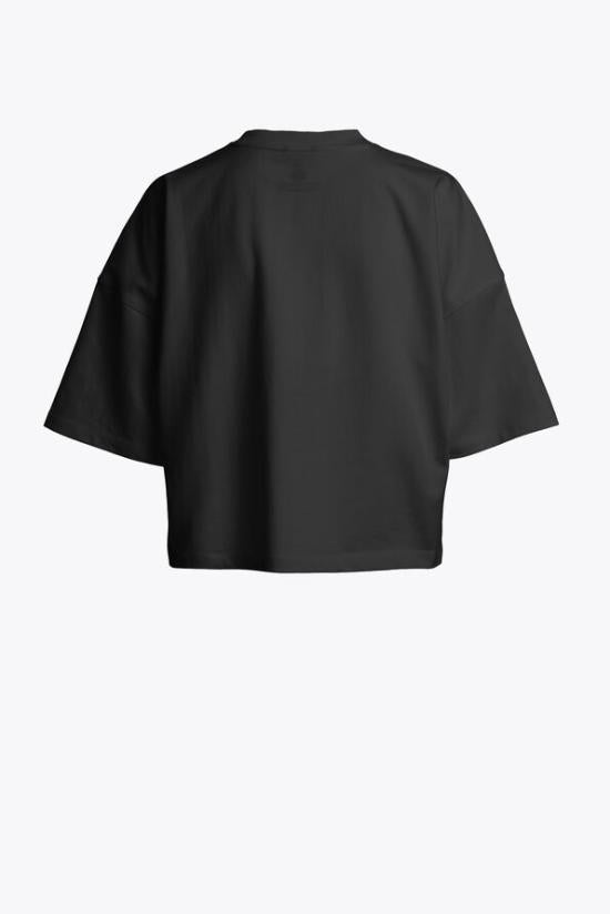 Parajumpers Black Short Sleeve Cotton T-Shirt for Women PWTSHJ 35541