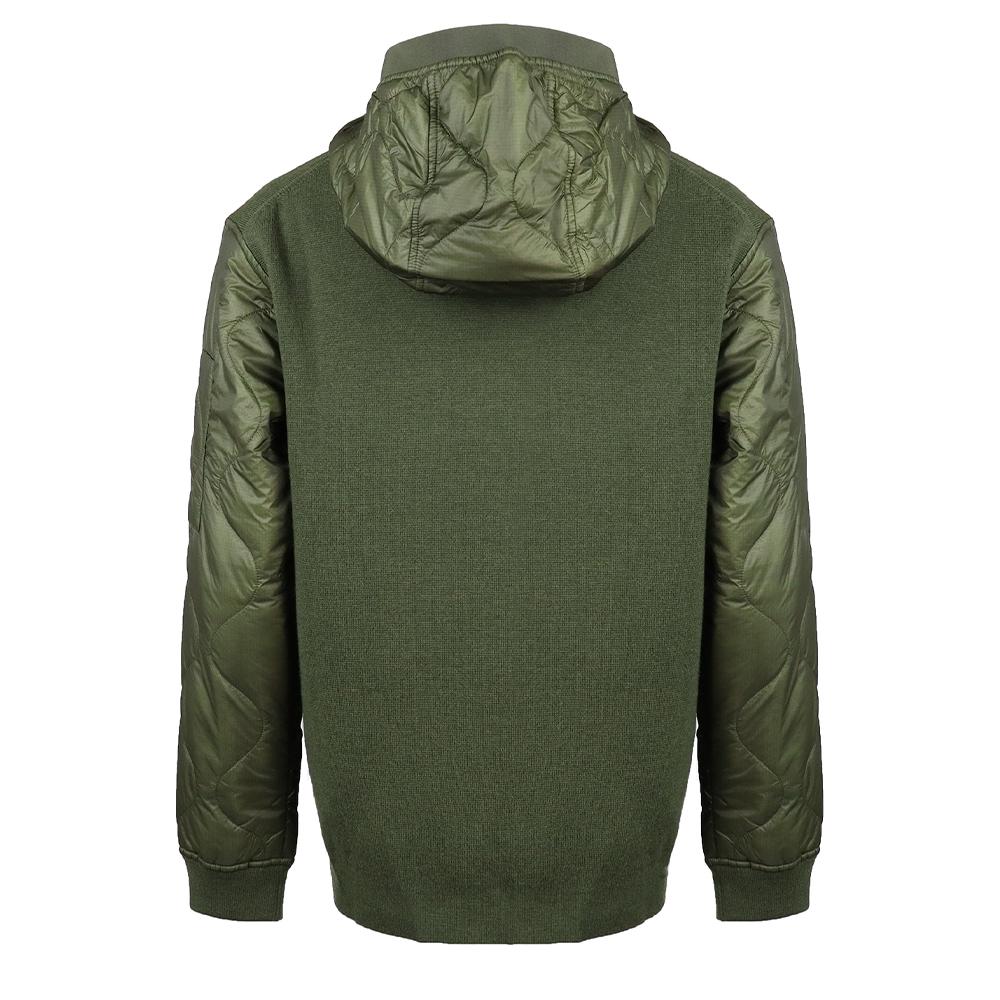 CP Company Half-Button Quilted Hooded Sweatshirt 19CMKN063A 006390M 652