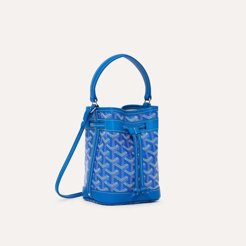 GOYARD Petite Flot Mini Bucket Bag Women’s Tote Mint Canva PEFLOT MINTY 10CL 10P