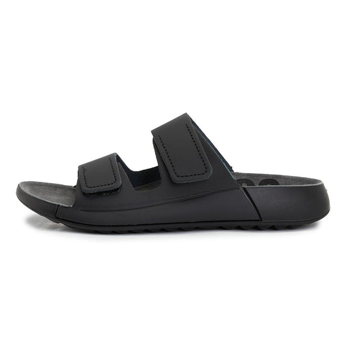 ecco Cosmo Women’s Leather Slide Sandals Black Slippers