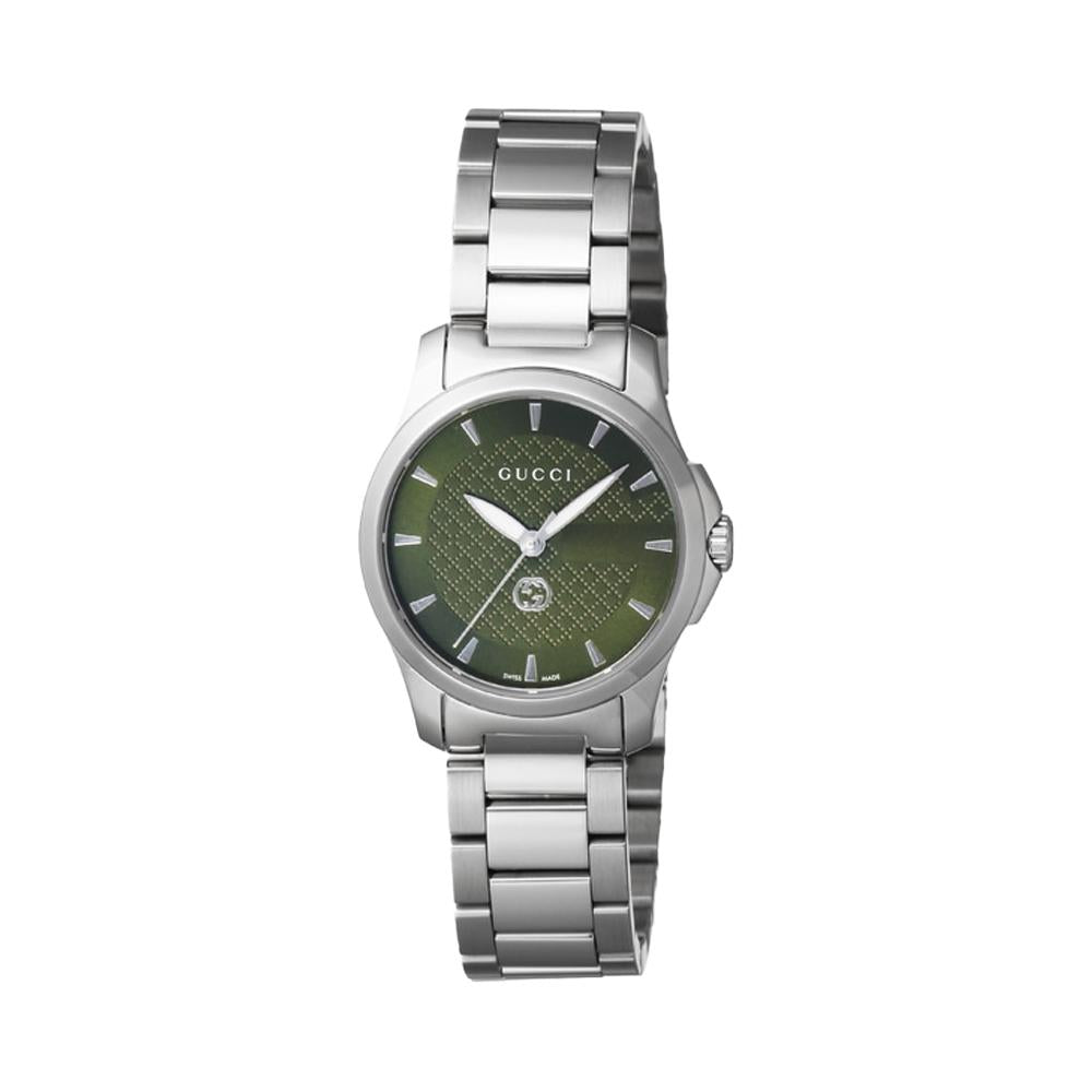 GUCCI Timeless Women’s Metal Quartz 27mm Watch YA1265048 G