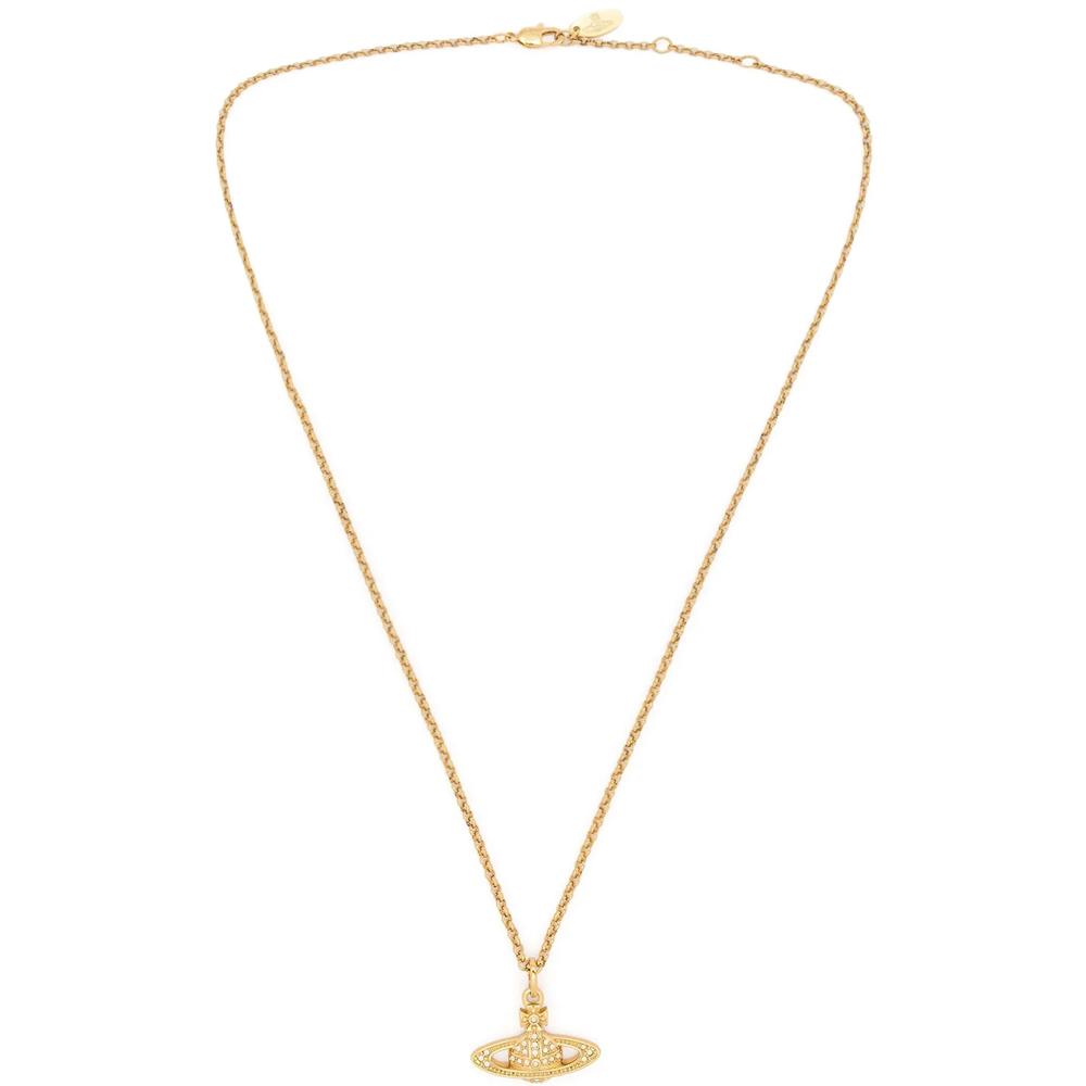 Vivienne Westwood Mini Bas Relief Orb Necklace 6302008602 R771