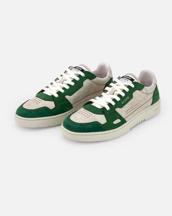 AXEL ARIGATO White Kale Green Leather Sneakers 41005 WHITE KALE GREEN