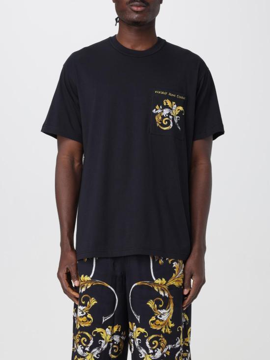 Versace Pocket Regular Fit T-Shirt 78GAH6RBJS462 G89