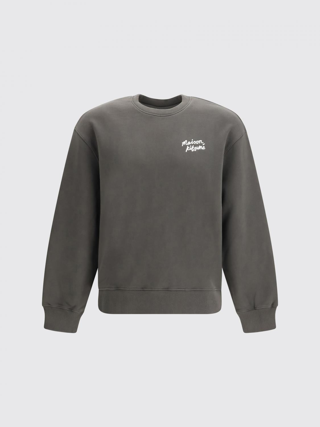 Maison Kitsune Navy Cotton Crewneck Sweatshirt Men’s