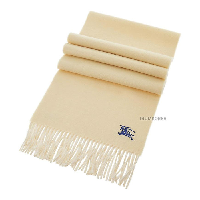 BURBERRY Unisex Reversible Scarf Muffler 8098698 MU EMB KNIGHT SOLID CS A2020