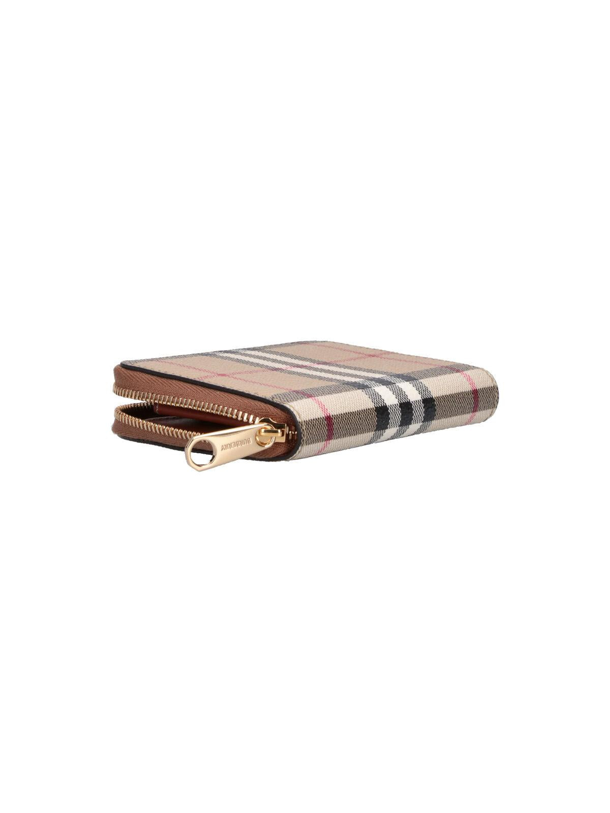 BURBERRY Leather Long Wallet