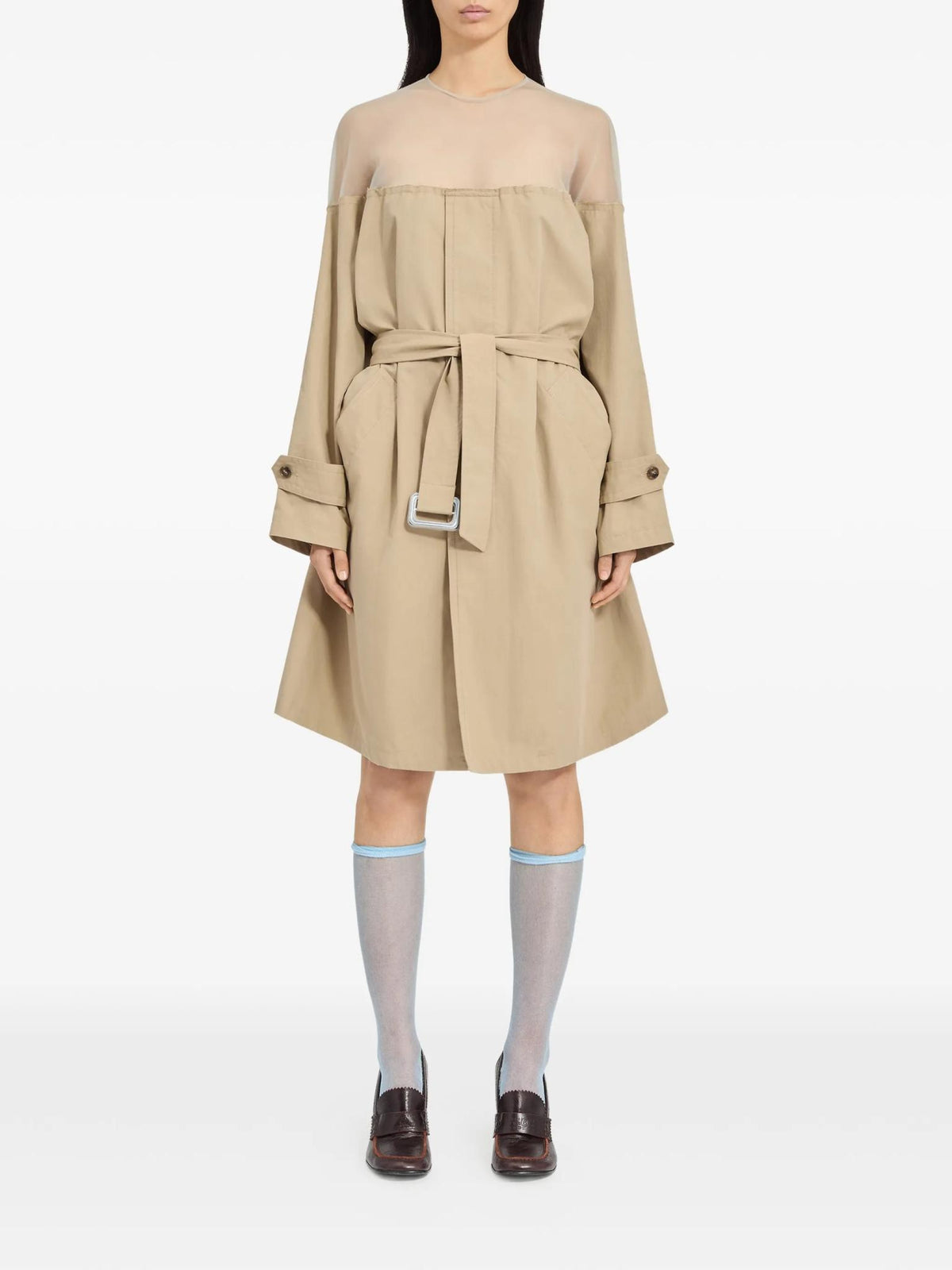 Maison Margiela Long Sleeve Trench Coat Women SS26 S62DD0062M35858