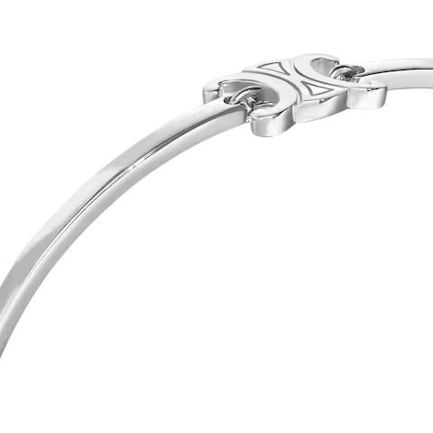 CELINE Triomphe Articulated Bracelet Gold Finish Brass