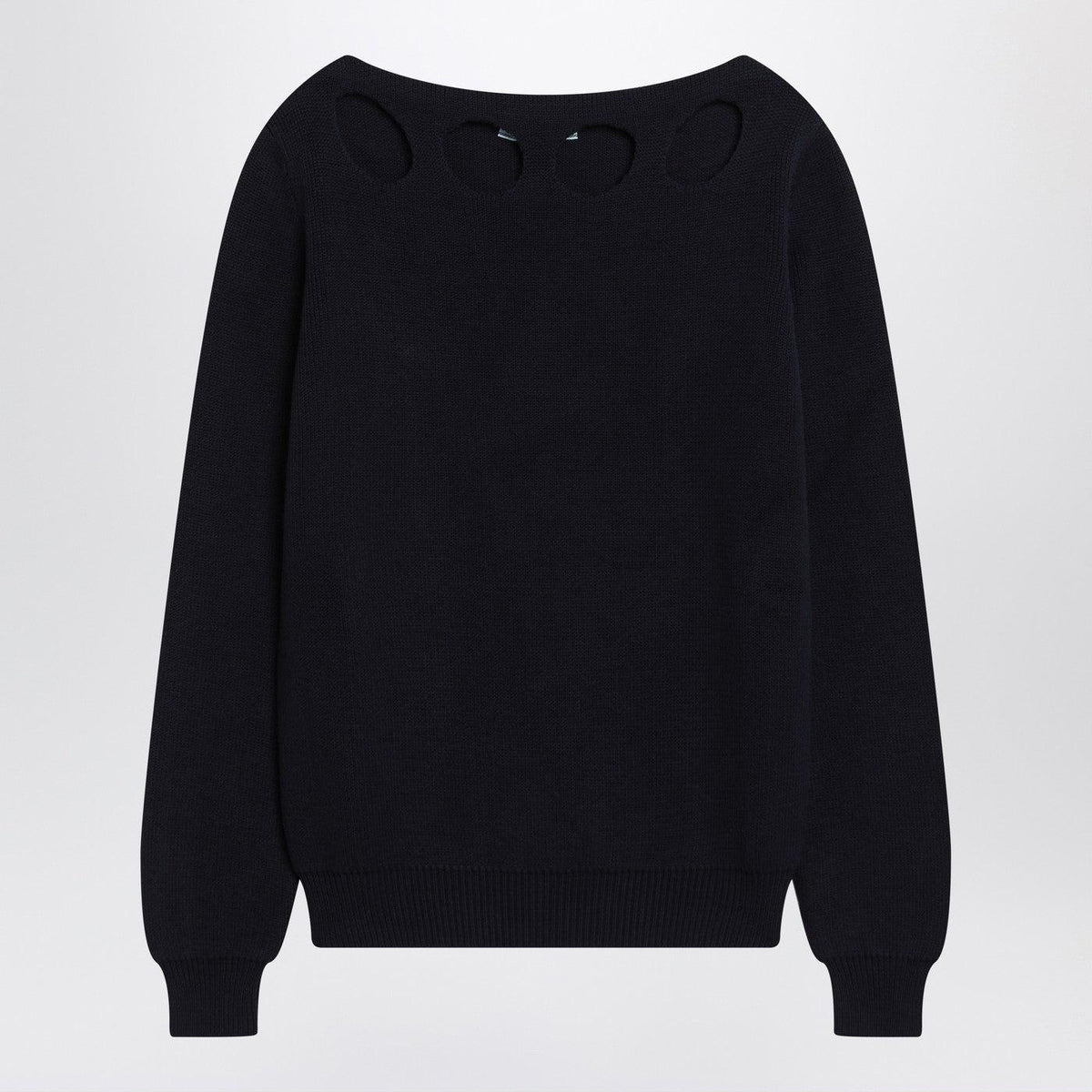 PRADA Black Knit Sweatshirt Women’s Top