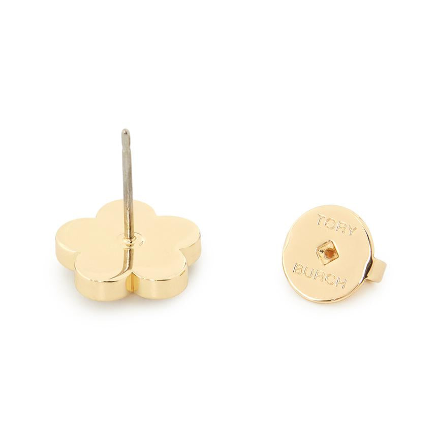 Tory Burch Kira Flower Earrings Gold-Tone Jewelry