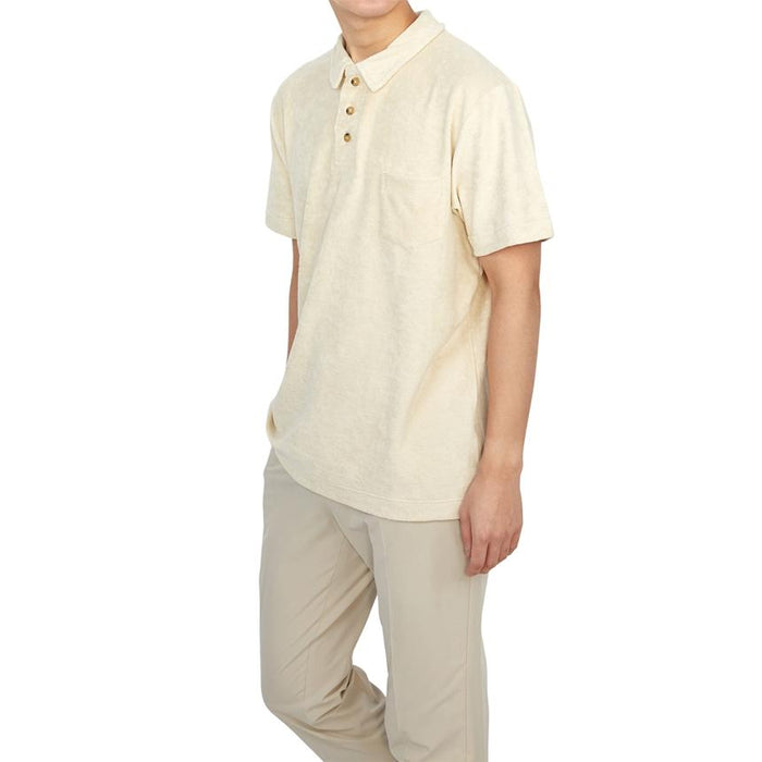 HOWLIN Men’s Polo Short Sleeve T-Shirt Sandshell