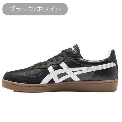 Onitsuka Tiger GSM Leather Low-Top Sneakers for Men 1183A353 002 BLACK WHITE DOM
