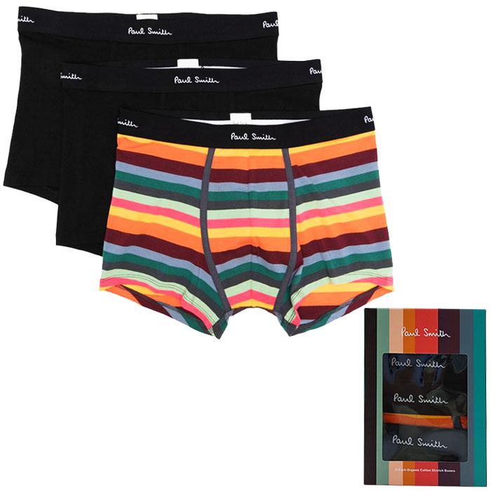 Paul Smith Men's 3-Pack Boxer Briefs M1A 914 M3PKD 79
