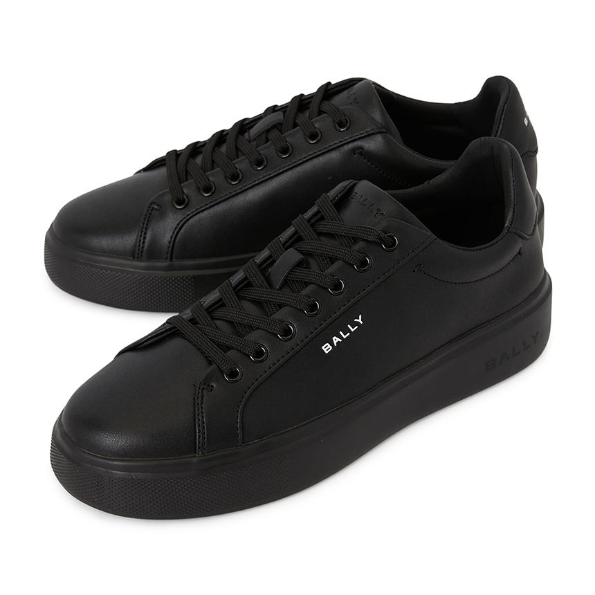 BALLY Men’s Leather Low-Top Sneakers Black 6313181