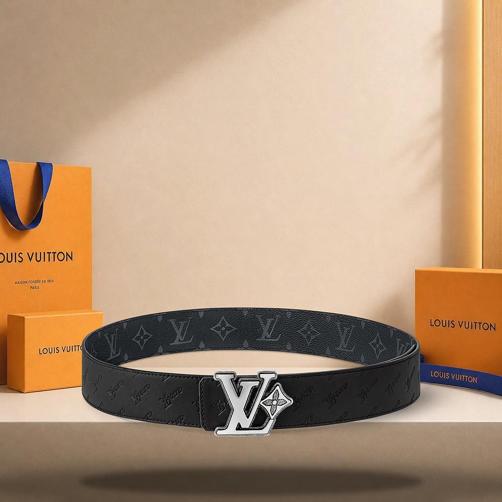 Louis Vuitton LV Flower 40mm Reversible Belt Eclipse M4110