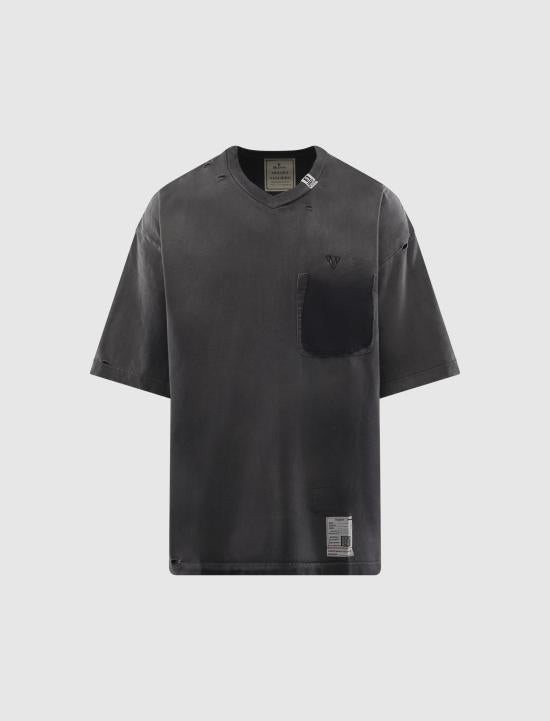 Maison Mihara Yasuhiro Black Short Sleeve T-Shirt