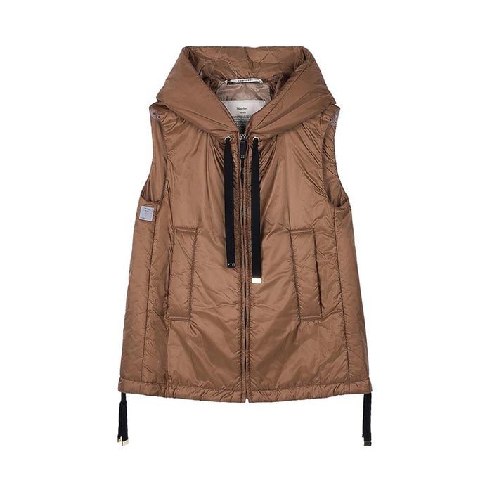 Max Mara GREENGO Green Puffer Vest for Women