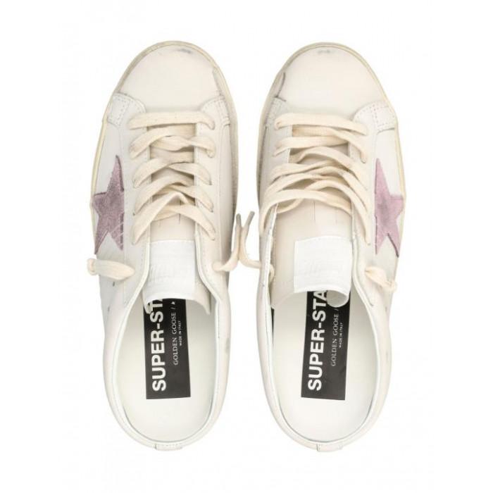 GOLDEN GOOSE Superstar Sabot Suede Star Low Top Sneakers