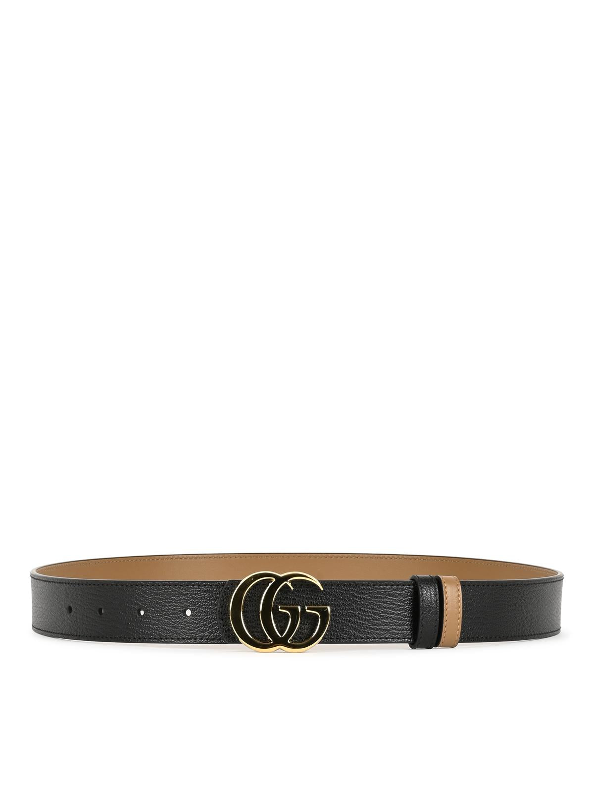 GUCCI Black Leather Belt
