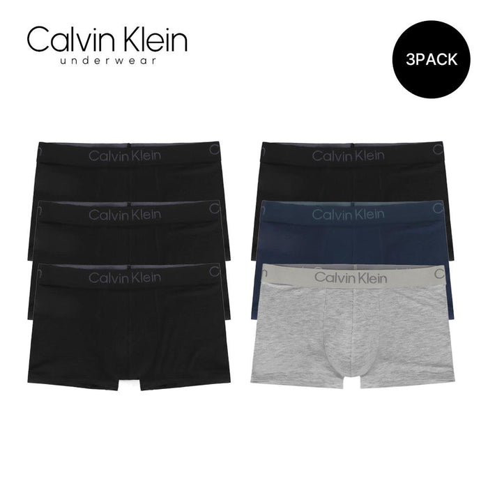Calvin Klein Men’s Modal Trunks 3-Pack Underwear Big Size