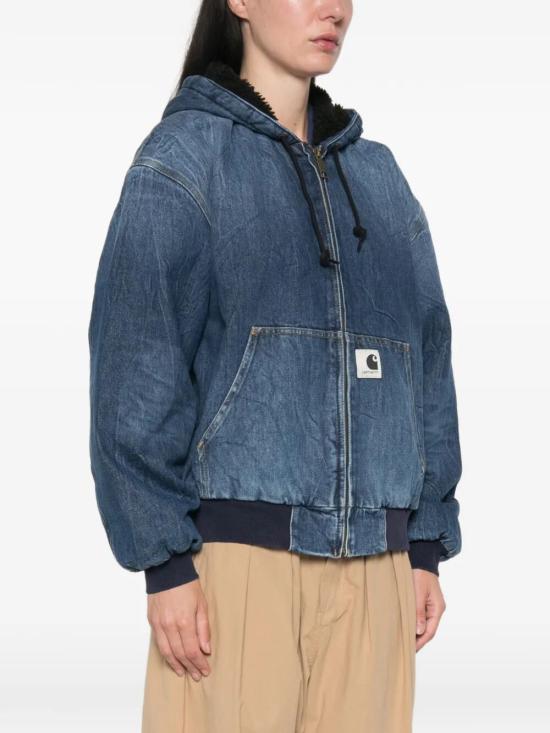 CARHARTT WIP Blue Denim Work Jacket