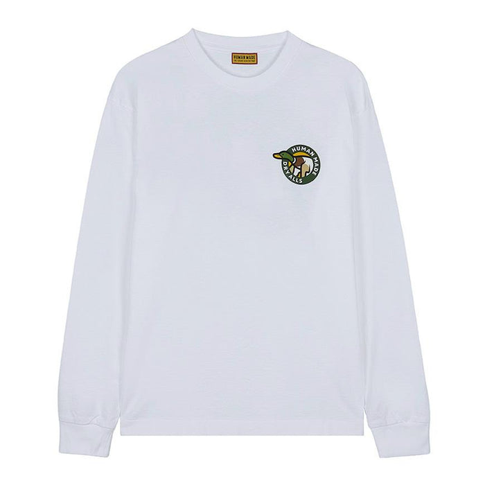 Humanmade Men’s Graphic Long Sleeve T-Shirt HM30CS045 WHITE