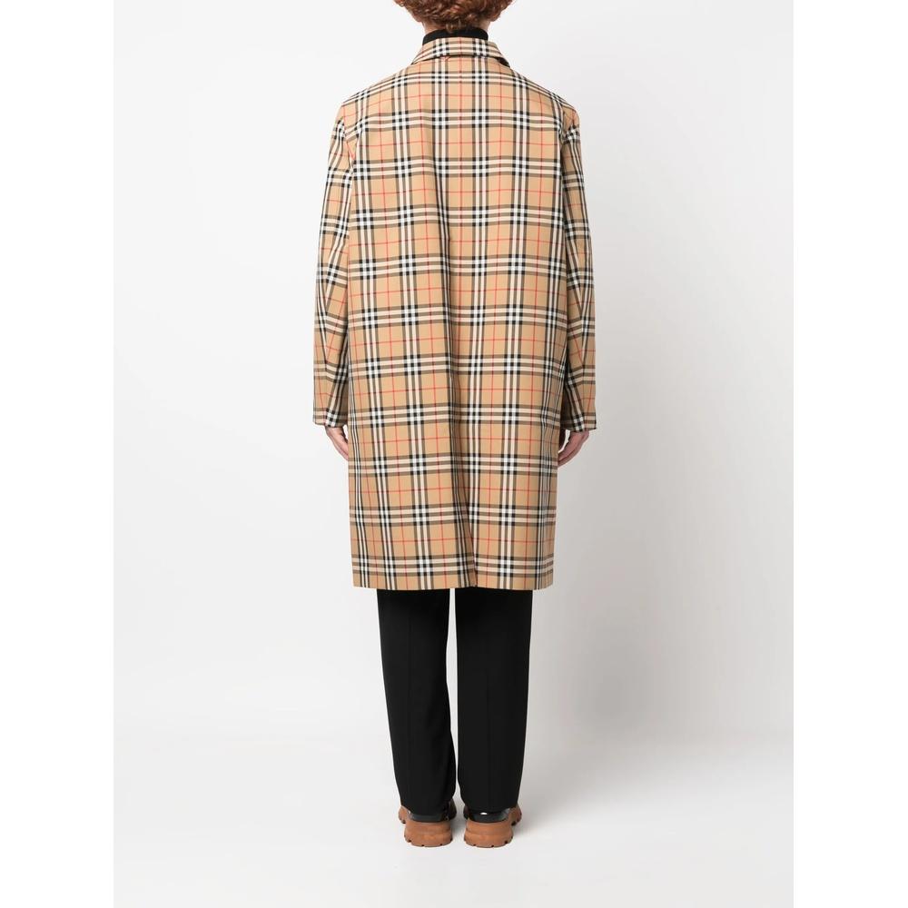 BURBERRY Vintage Check Wool Blend Men’s Coat