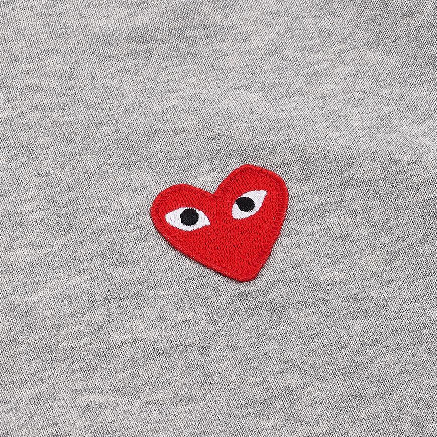 Comme des Garcons Unisex Multi Heart Print Zip-Up Hoodie AZ T250 051 GREY
