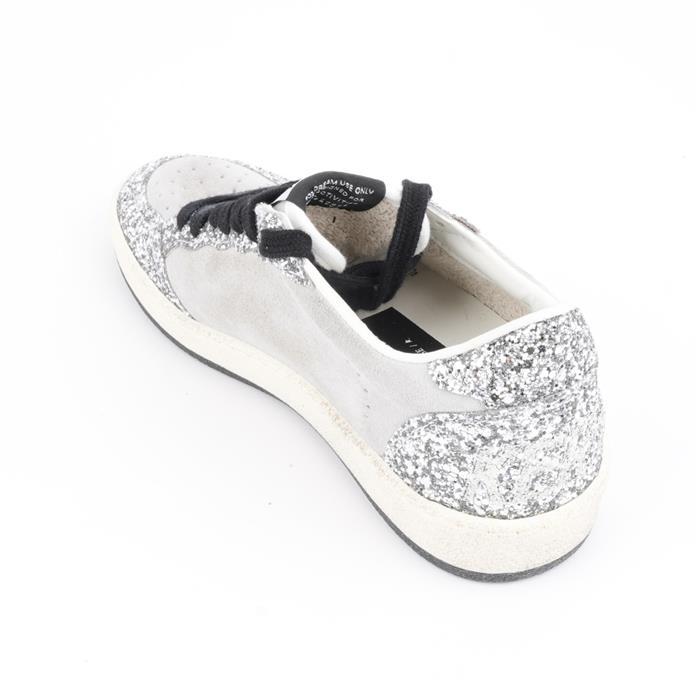 GOLDEN GOOSE Ball Star Low-Top Sneakers White Red Leather
