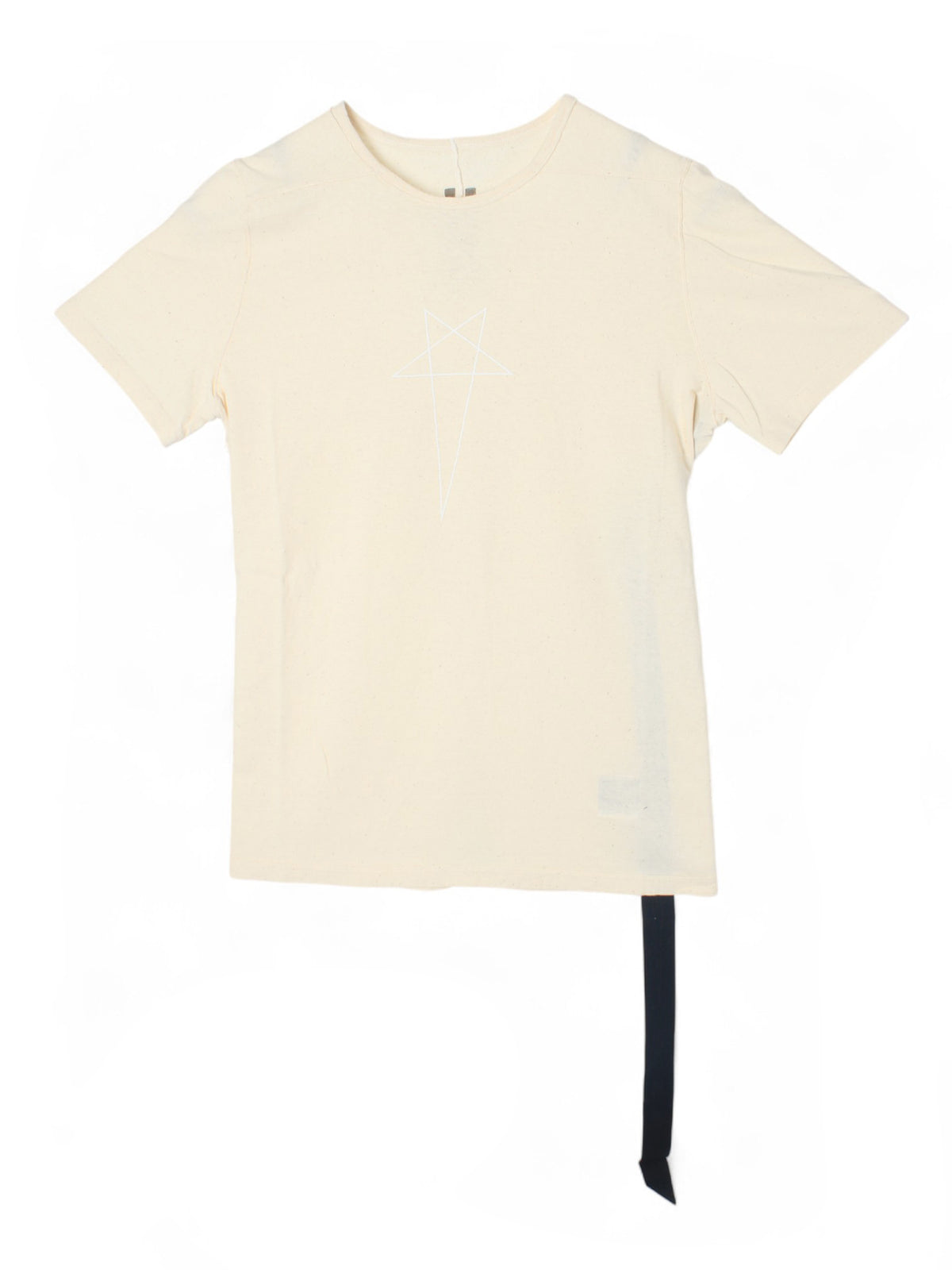 Rick Owens Natural Milk Cotton DRKSHDW Penta Level T-Shirt DU01E3250 RNEP3P 2111