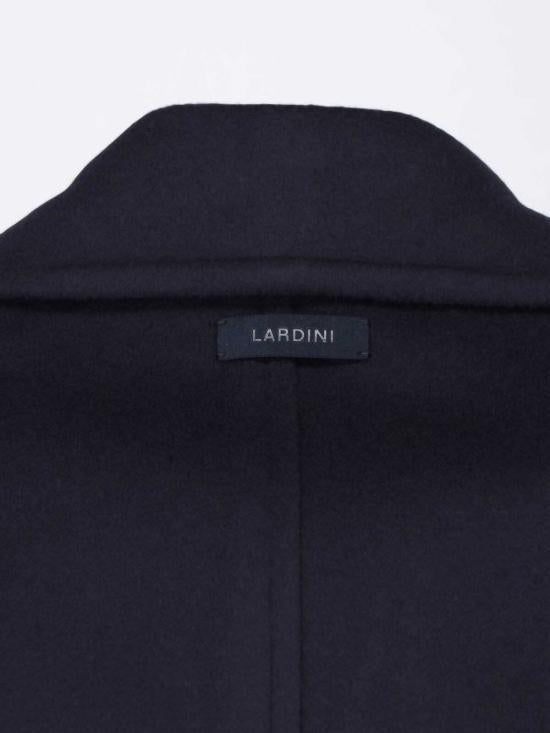 LARDINI Wool Blend Overcoat for Men ACECHO CN65601 850 NAVY DOM