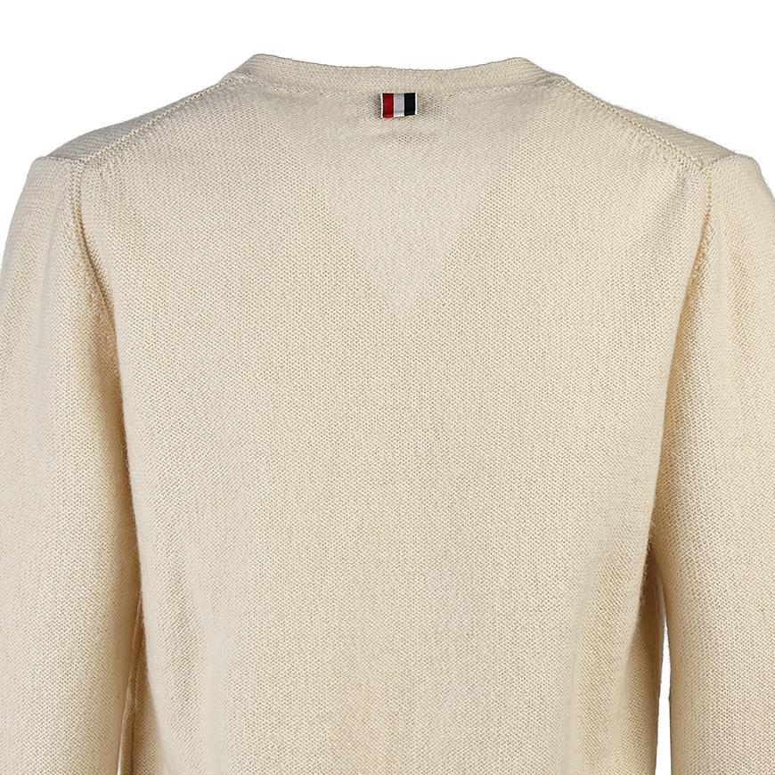 THOM BROWNE 4-Bar Stripe Wool Mohair Men's Cardigan MKC455A Y1032 100