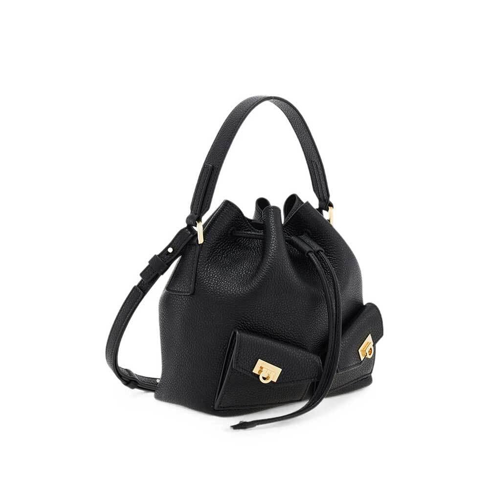 Ferragamo Hug Multi-Pocket Bucket Tote Bag