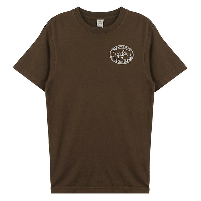 SPORTY&RICH Riding Club Graphic T-Shirt TO043612244BR03