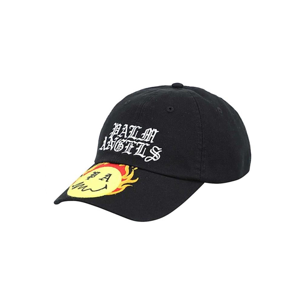 Palm Angels 15th Anniversary Burning Head Black Baseball Cap
