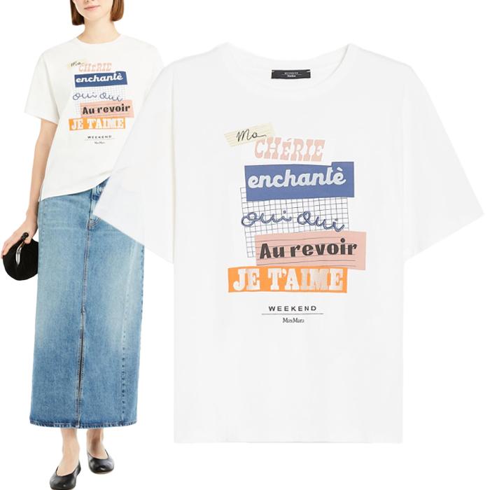 Max Mara CABINA Print Short Sleeve T-Shirt 008