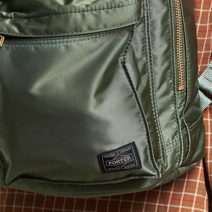 PORTER TANKER Backpack Khaki Unisex Nylon Rucksack 622 01630